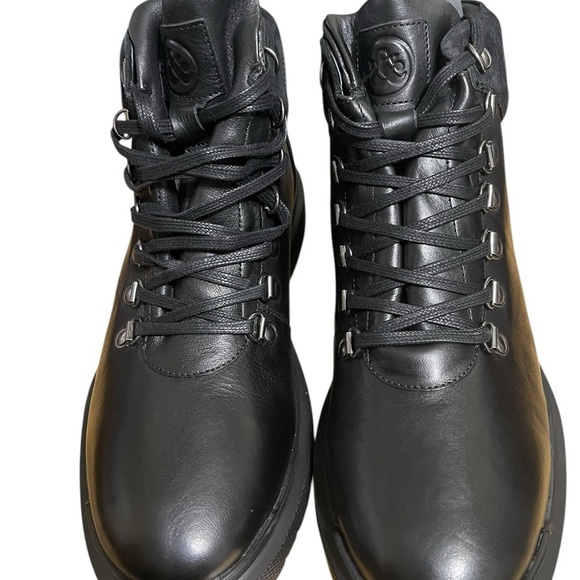 Thomas & Vine Sherman Leather Water Resistant Black Comfort Foam Boots sz 10 - Picture 8 of 12